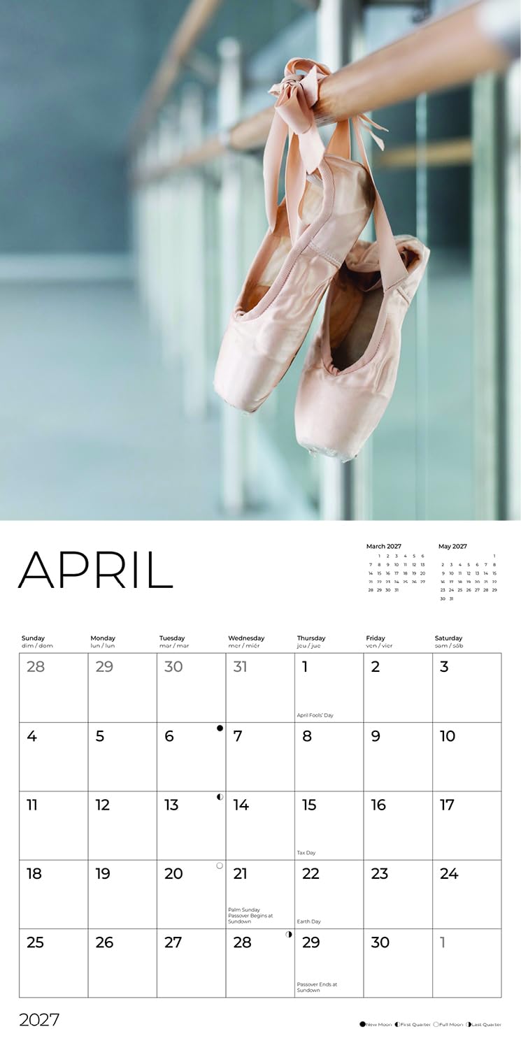 '27 Wall Calendar - Ballet