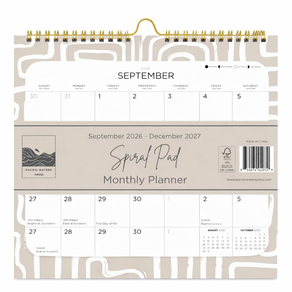 '26-'27 Wall Calendar - Spiral
