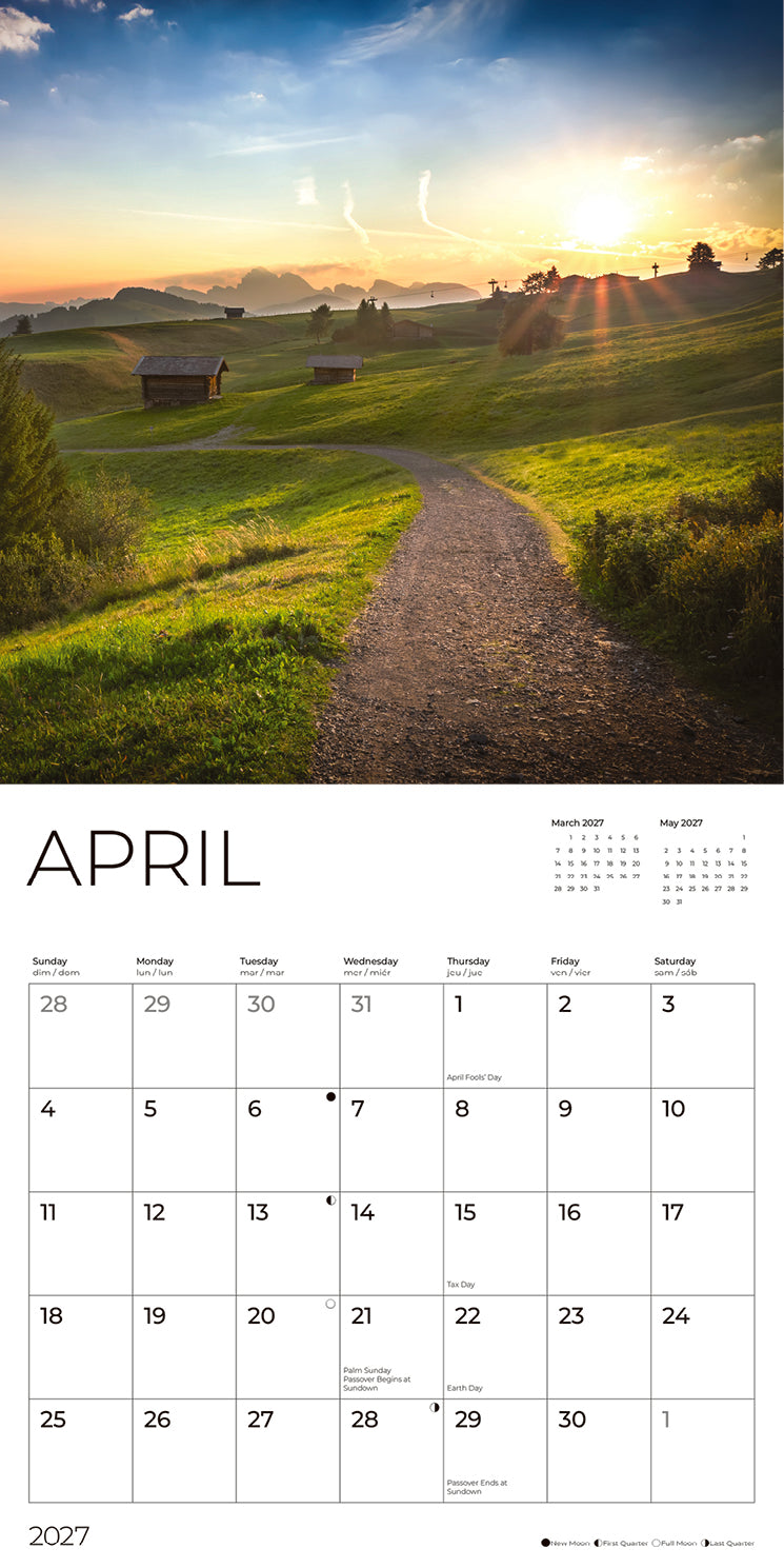 '27 Wall Calendar- Pathways