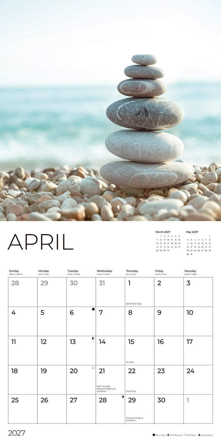 '27 Wall Calendar - Zen