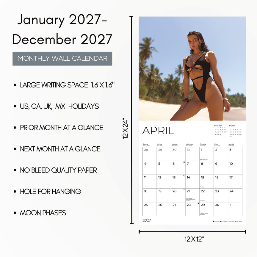 '27 Wall Calendar - Babes