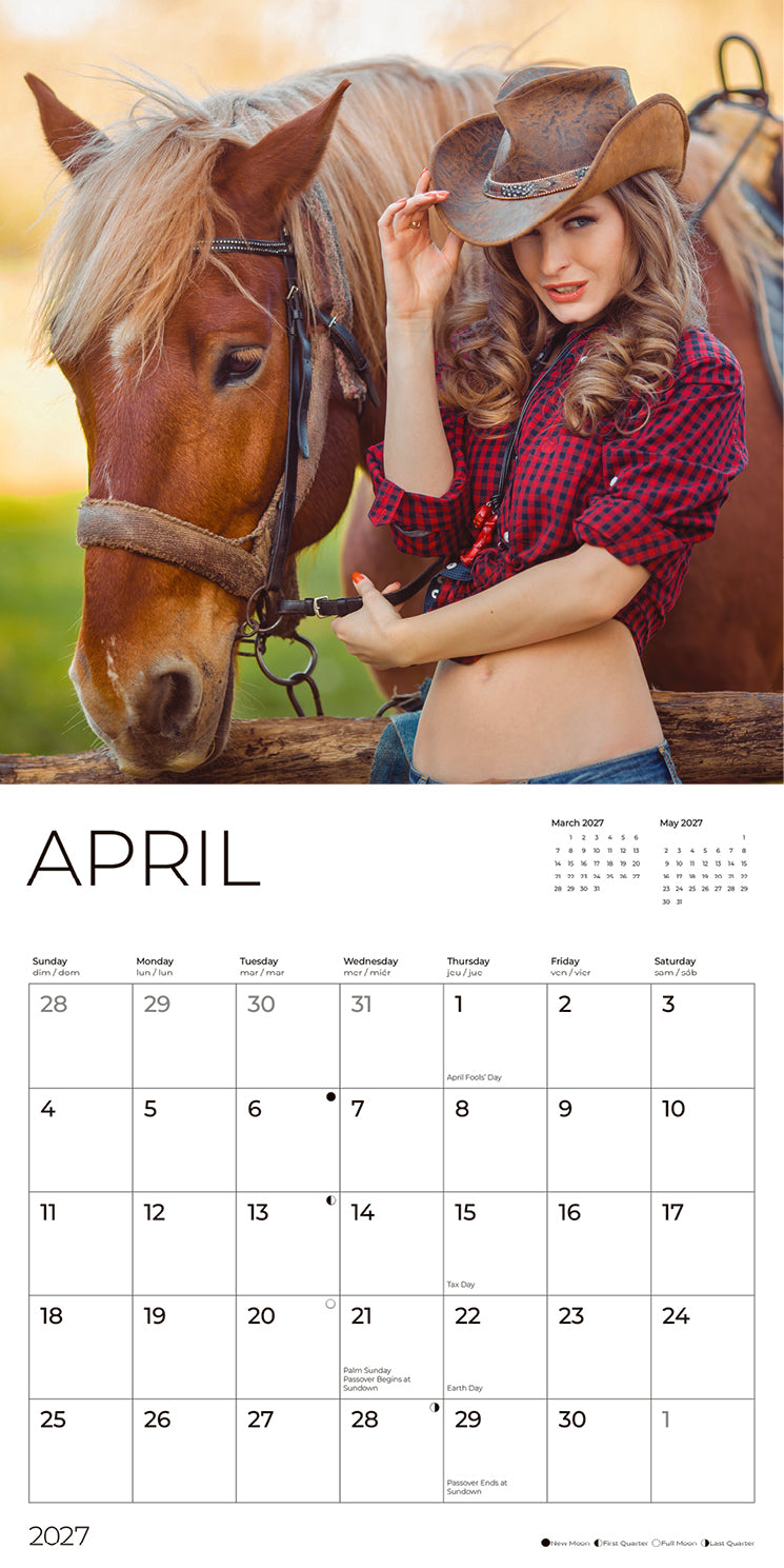 '27 Wall Calendar - Country Girls
