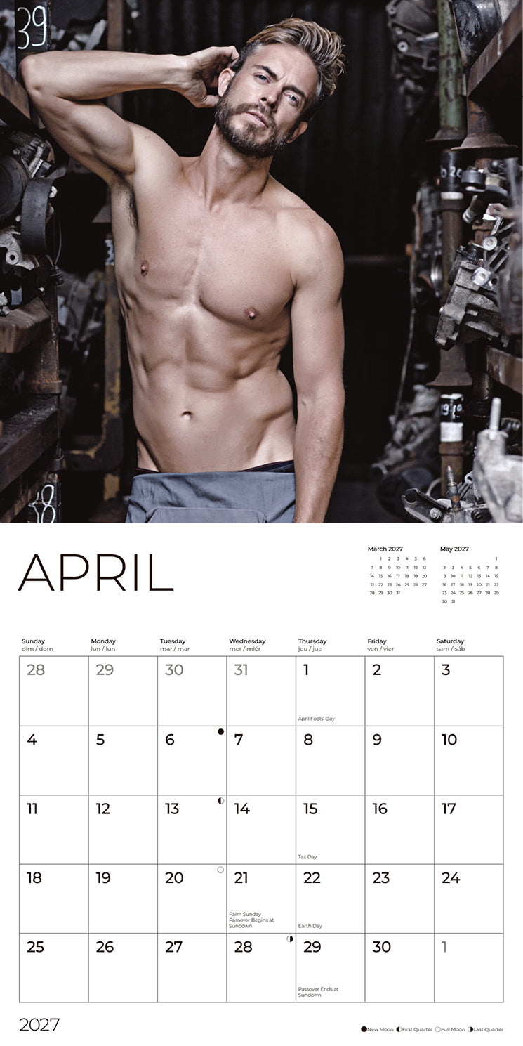 '27 Wall Calendar - Hot Guys