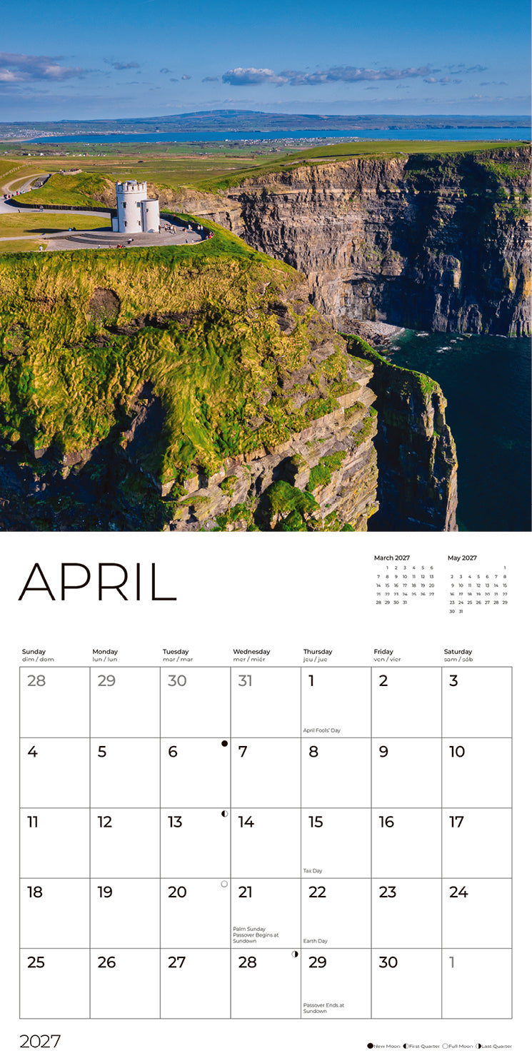 '27 Wall Calendar - Ireland