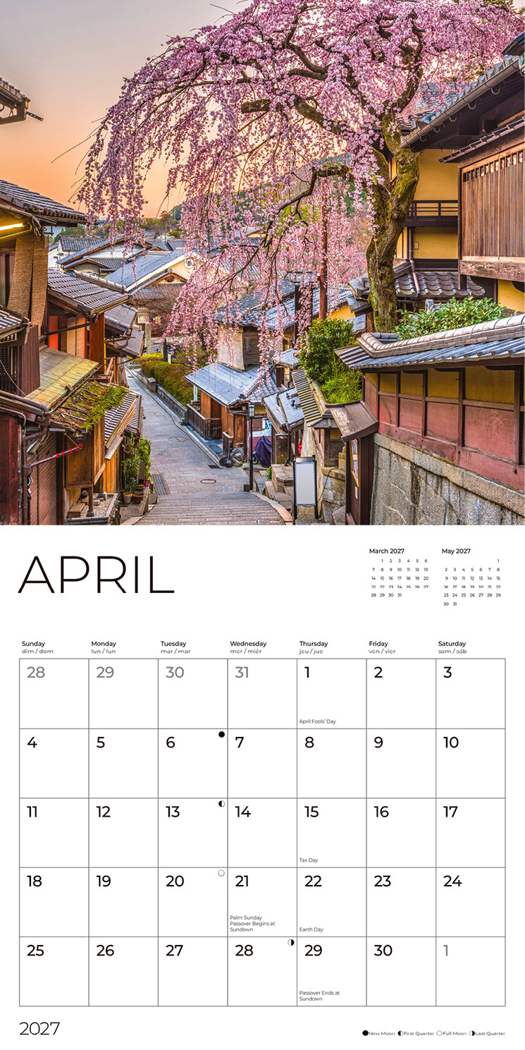 '27 Wall Calendar - Japan