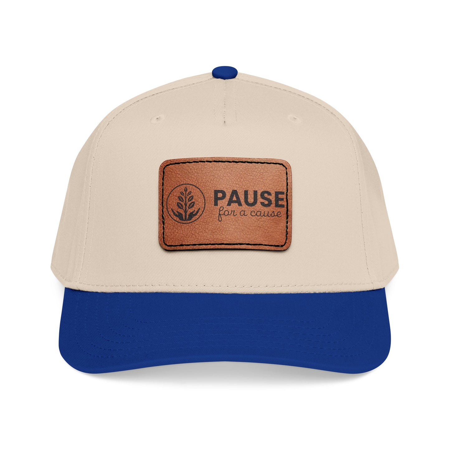 PFC: Baseball Cap with Leather Patch - Gives Back!