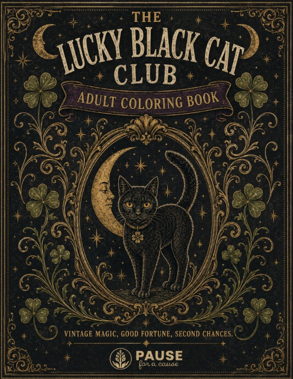 PFC: Lucky Black Cat Club Coloring Book - Download