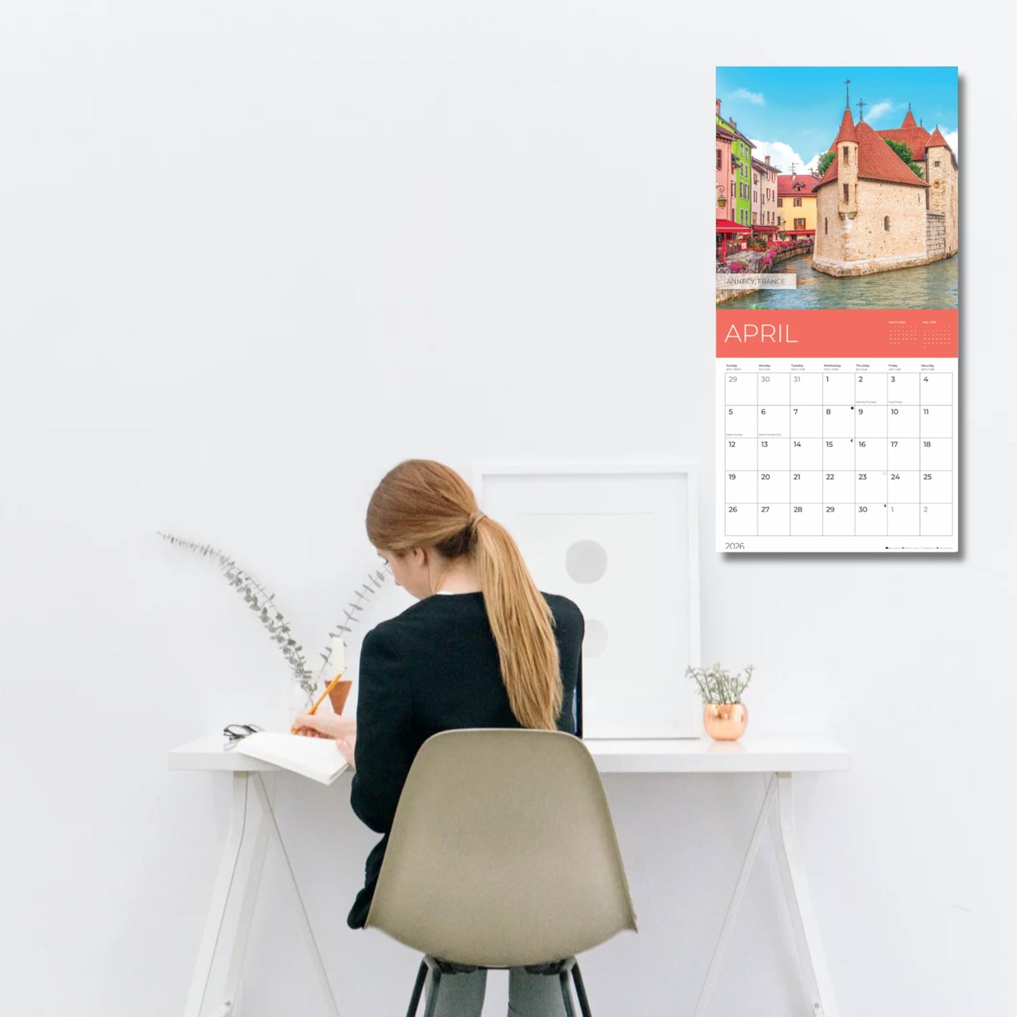 '26 Wall Calendar - Travel - 18mo