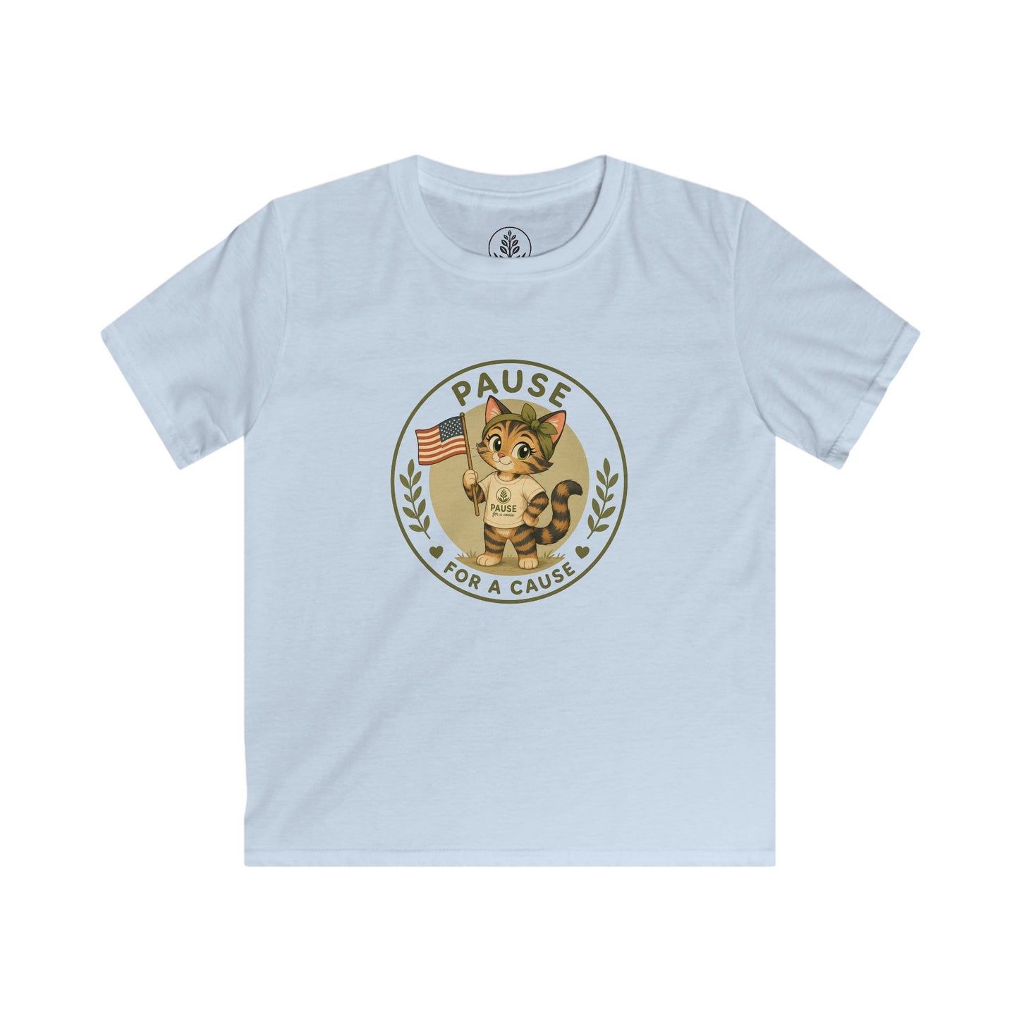 PFC: American Flag Kid's Tee - Gives Back!