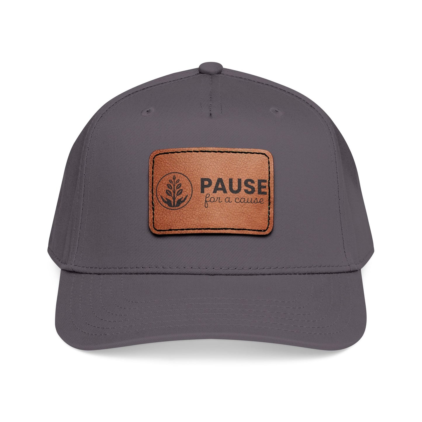PFC: Baseball Cap with Leather Patch - Gives Back!