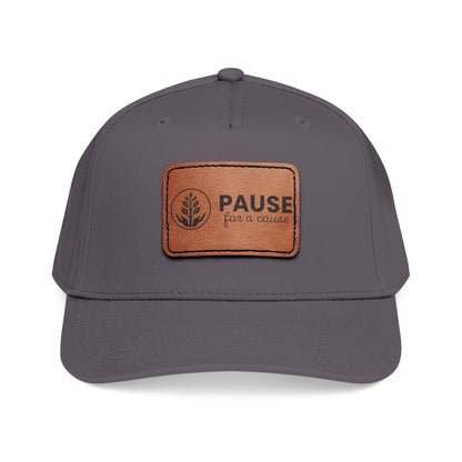 PFC: Baseball Cap with Leather Patch - Gives Back!