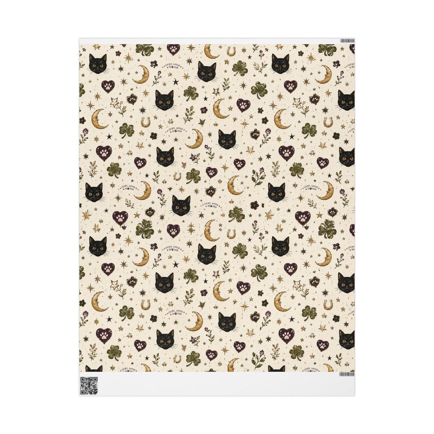 PFC: 'Lucky Black Cat Club' - Wrapping Paper