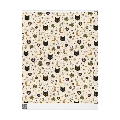 PFC: 'Lucky Black Cat Club' - Wrapping Paper