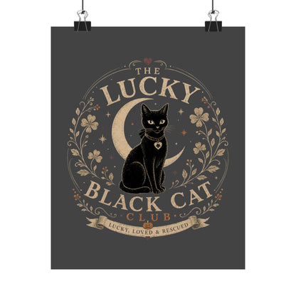 PFC: 'Lucky Black Cat Club' - Poster