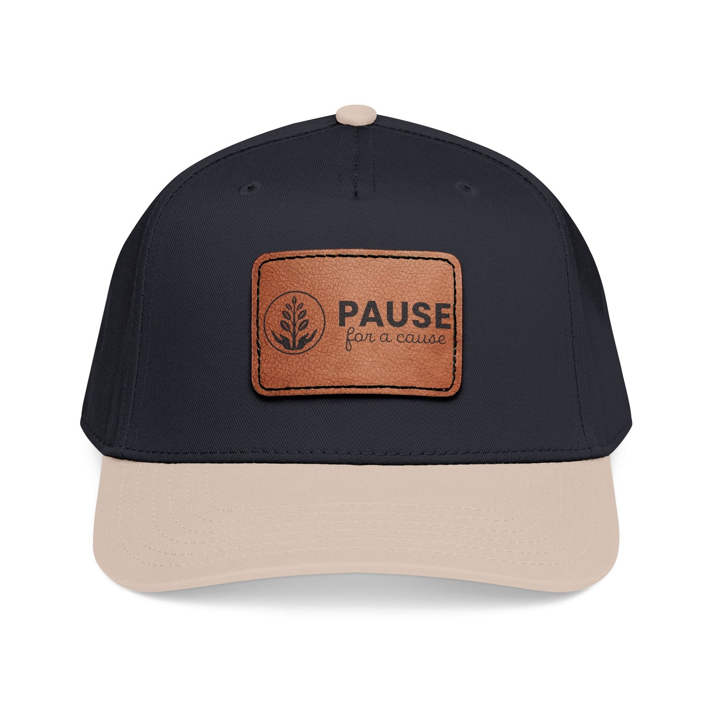 PFC: Baseball Cap with Leather Patch - Gives Back!