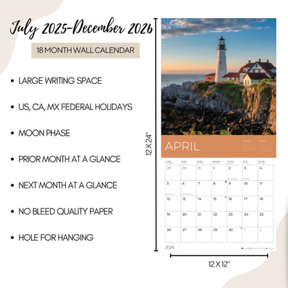 '26 Wall Calendar - Islands