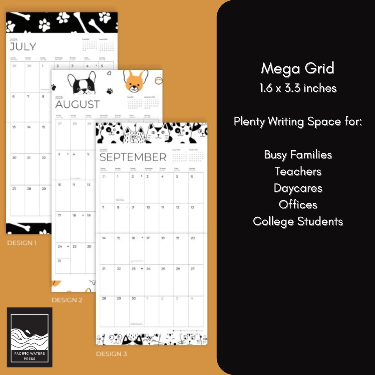 '26 Mega Wall Calendar - Animal Calendar