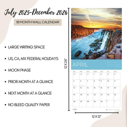 '26 Wall Calendar - Islands