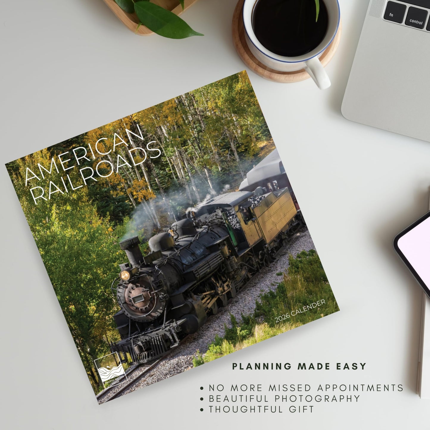 '26 Wall Calendar - American Railroads