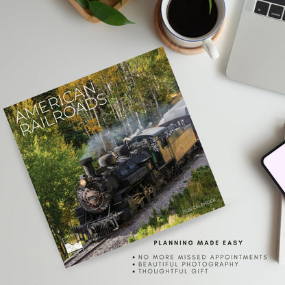'26 Wall Calendar - American Railroads