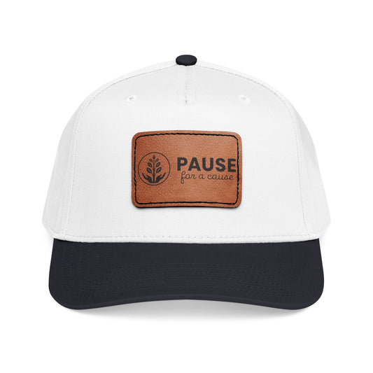 PFC: Baseball Cap with Leather Patch - Gives Back!