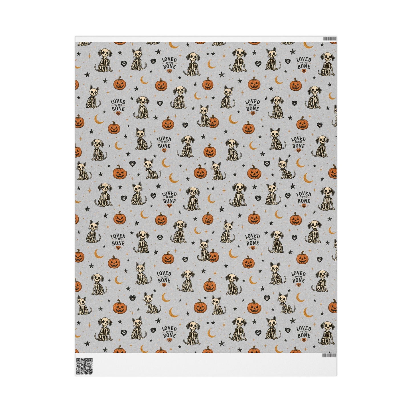 PFC: 'Loved to the Bone' Halloween - Wrapping Paper