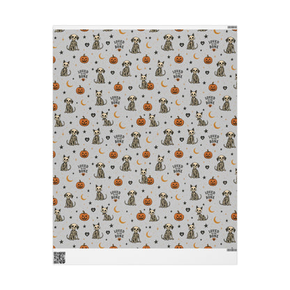 PFC: 'Loved to the Bone' Halloween - Wrapping Paper