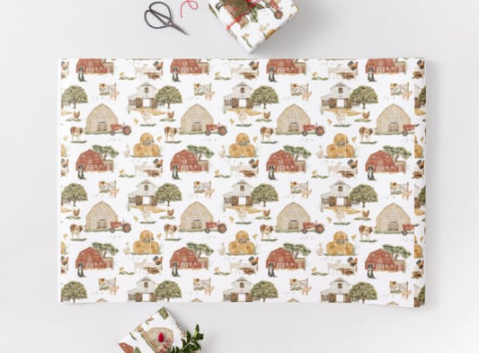PFC: Farm Life Wrapping Paper - Gives Back!
