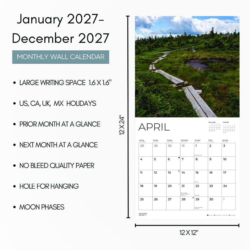 '27 Wall Calendar - Appalachian Trail