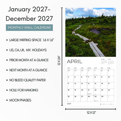 '27 Wall Calendar - Appalachian Trail