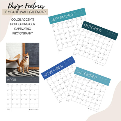 '26 Wall Calendar - Dogs - 18mo
