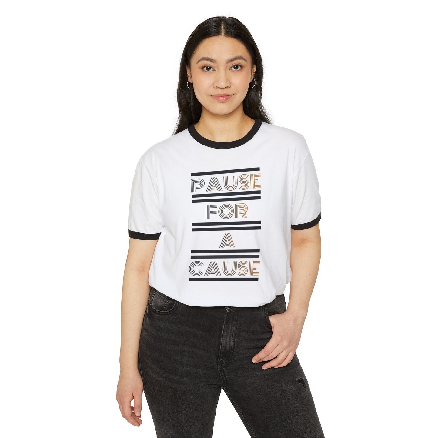 Pause For A Cause Ringer T-Shirt