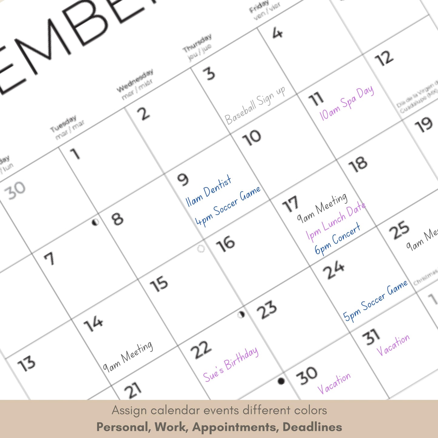 '26 Wall Calendar - Beaches around the Globe