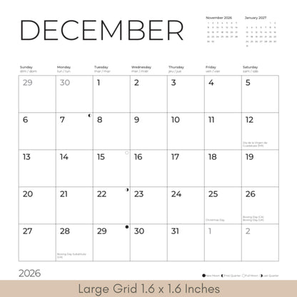 '26 Wall Calendar - Travel