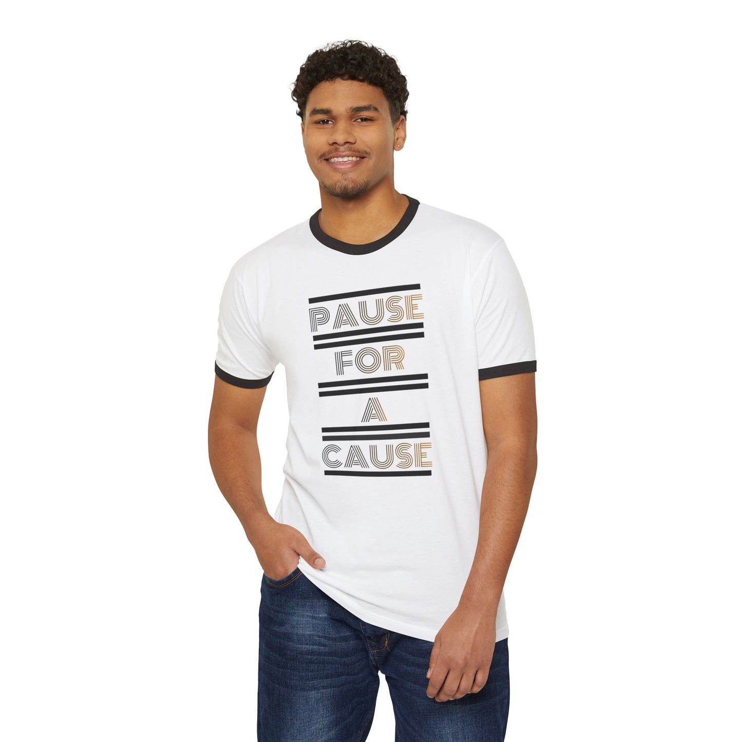 Pause For A Cause Ringer T-Shirt