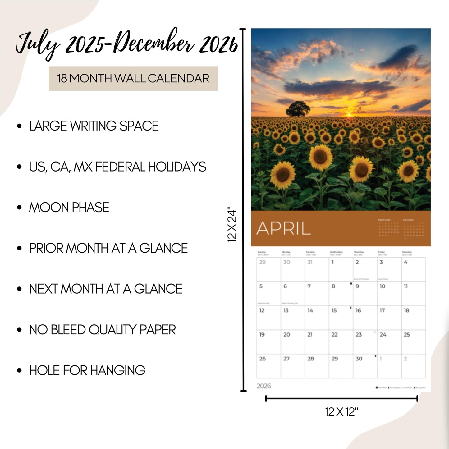 '26 Wall Calendar - Pathways - 18mo