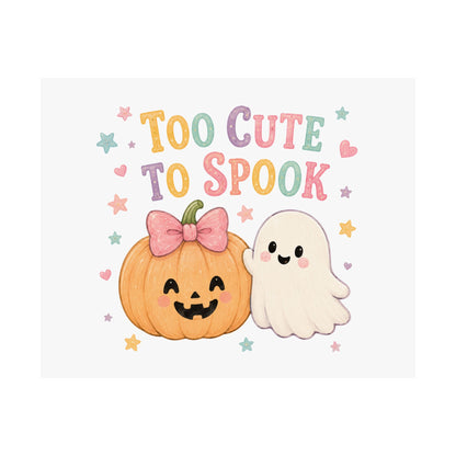 Kid's 'Too Cute to Spook' - Poster