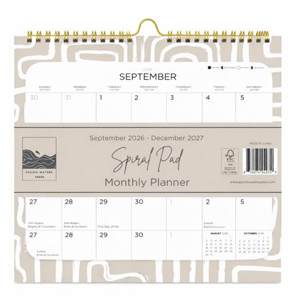 '26-'27 Wall Calendar - Spiral