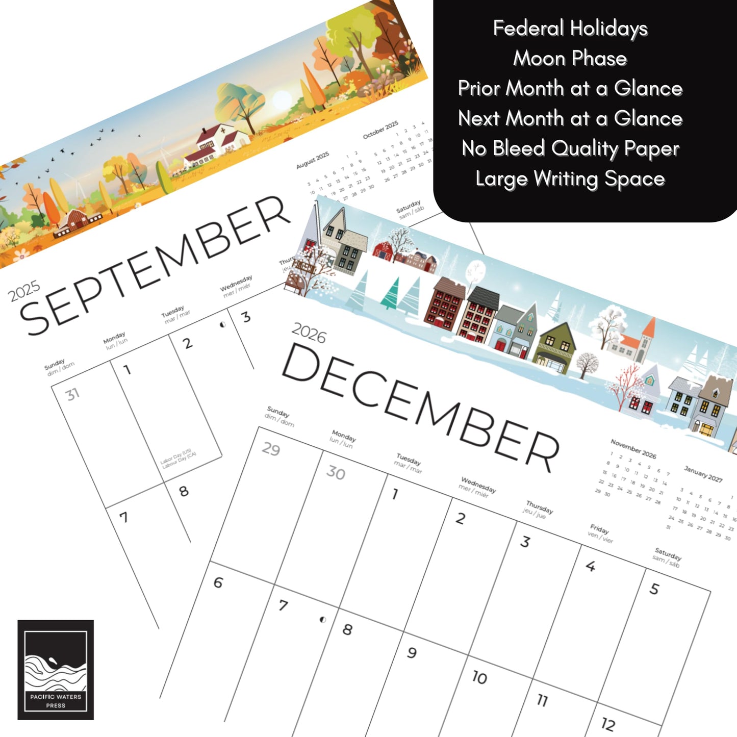 '26 Mega Wall Calendar - Animal Calendar