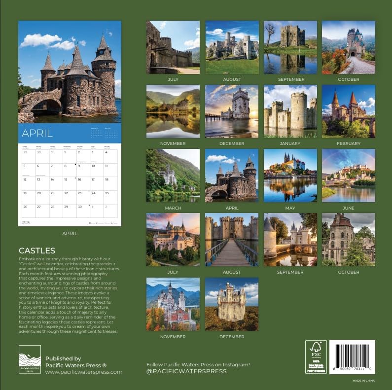 '26 Wall Calendar - Nature - 18mo
