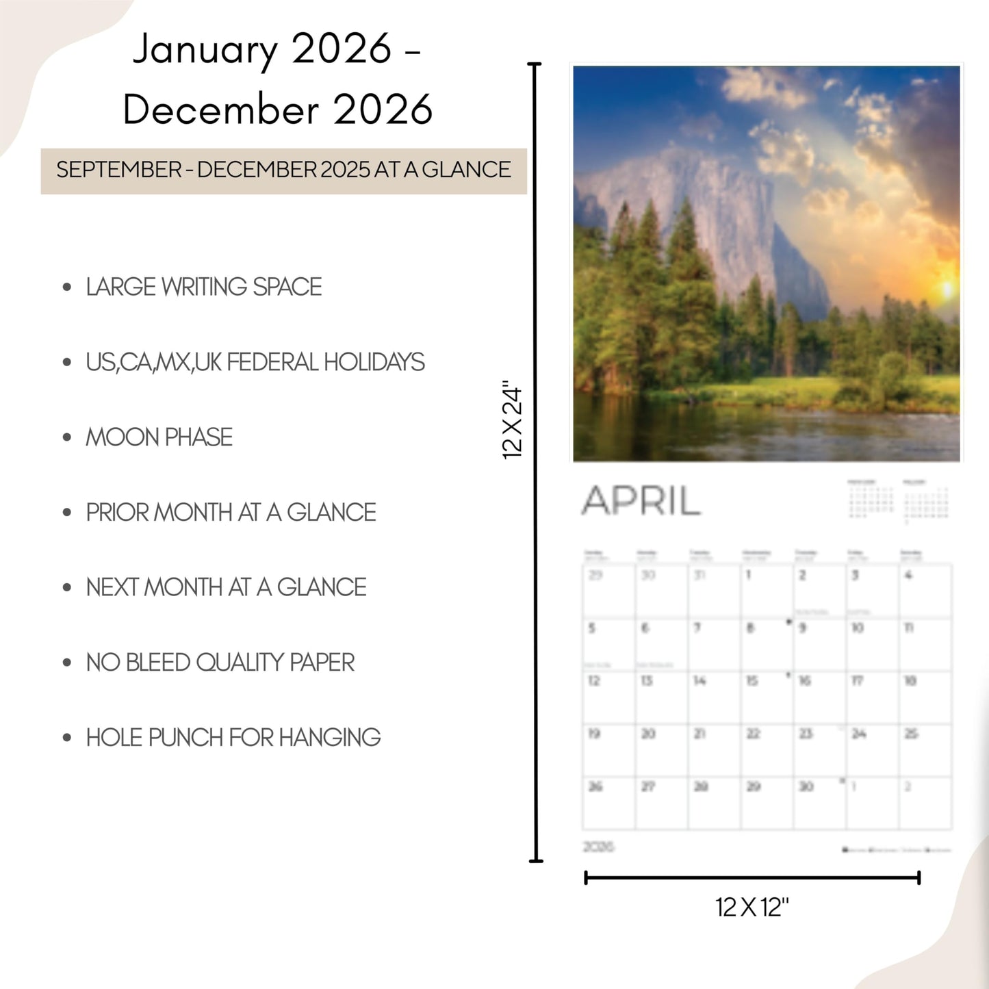 '26 Wall Calendar - Muscle Men