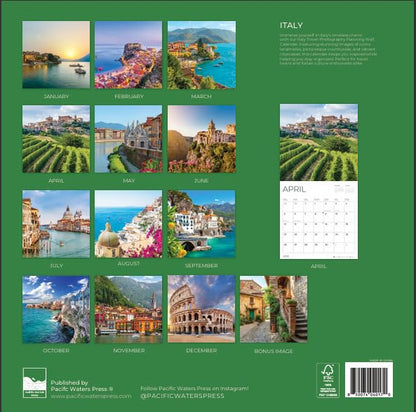 '26 Wall Calendar - Travel