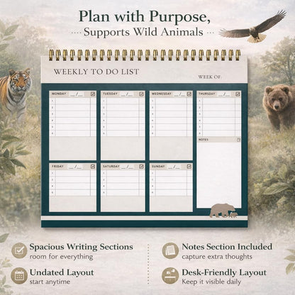 PFC: Weekly Planner - Spiral Pad - Gives Back!