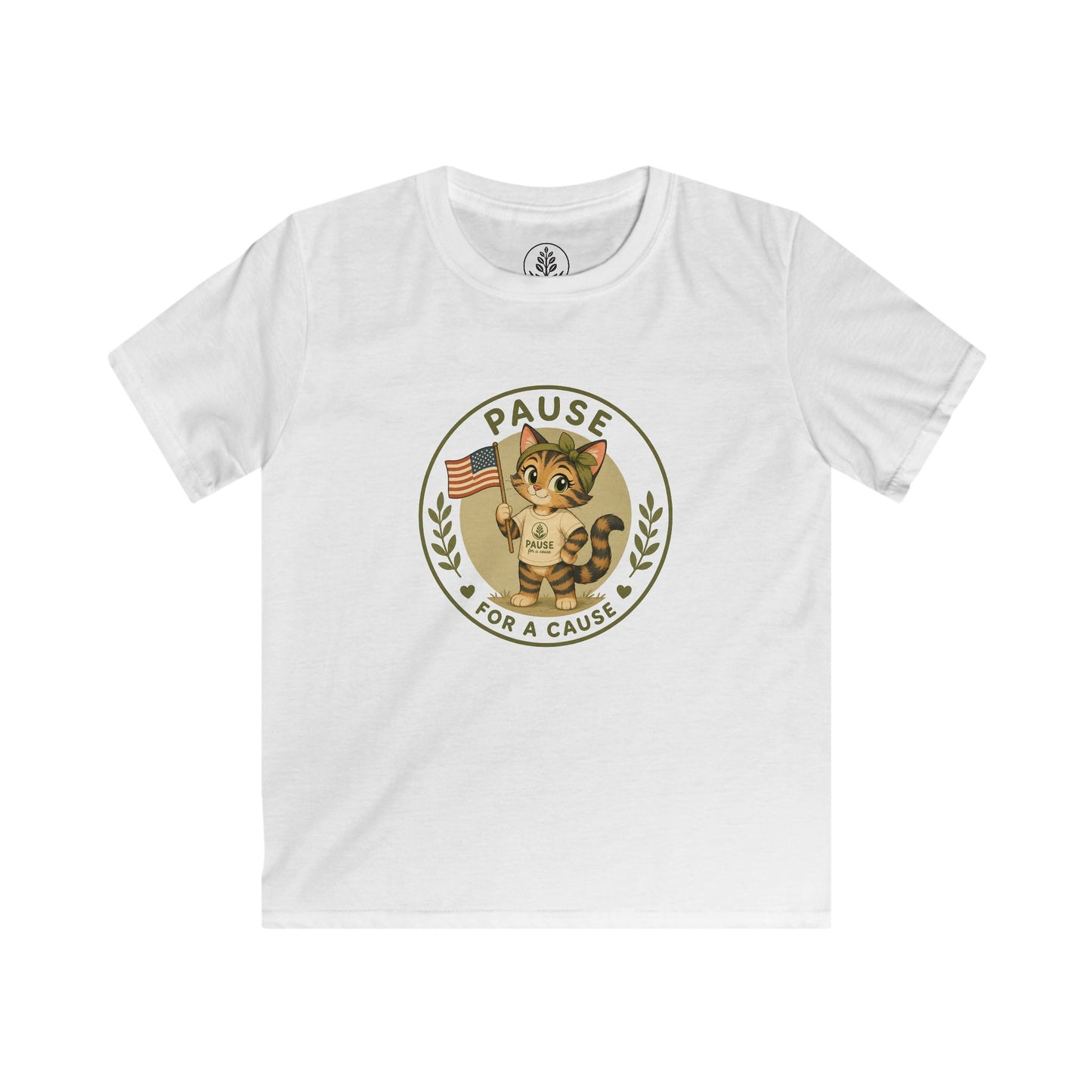 PFC: American Flag Kid's Tee - Gives Back!