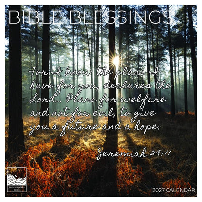 '27 Wall Calendar - Bible Blessings