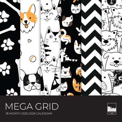 '26 Mega Wall Calendar - Animal Calendar