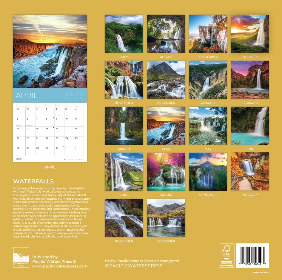 '26 Wall Calendar - Islands