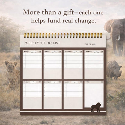 PFC: Weekly Planner - Spiral Pad - Gives Back!