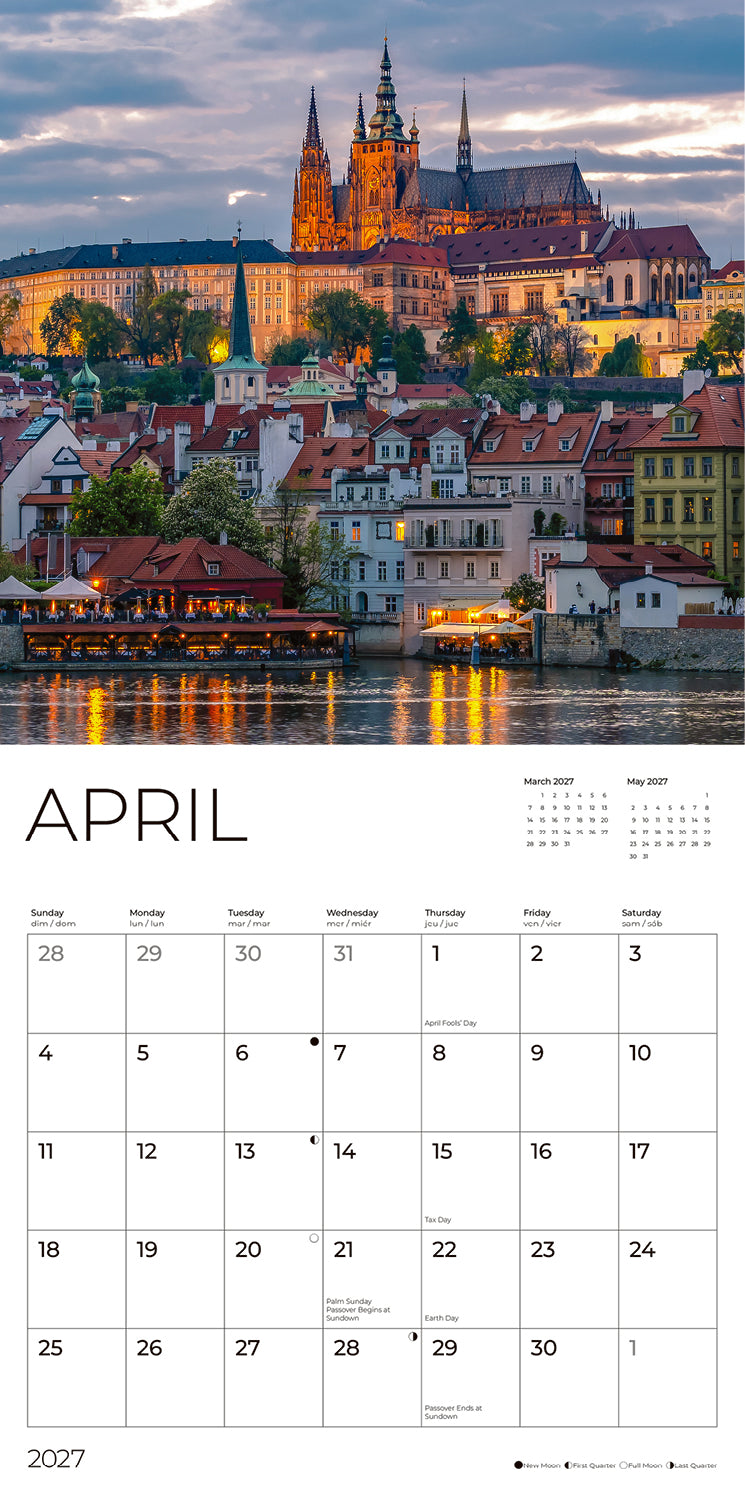 '27 Wall Calendar - European Destinations