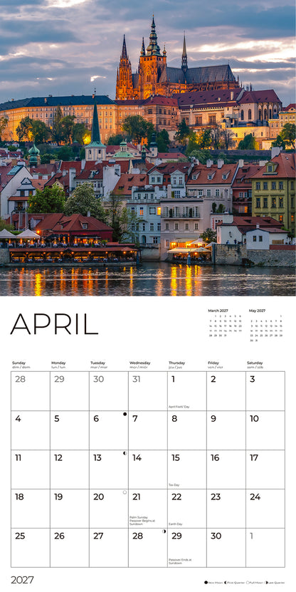 '27 Wall Calendar - European Destinations